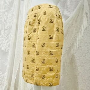 Steven Stolman Vintage Skirt with Monkey Print